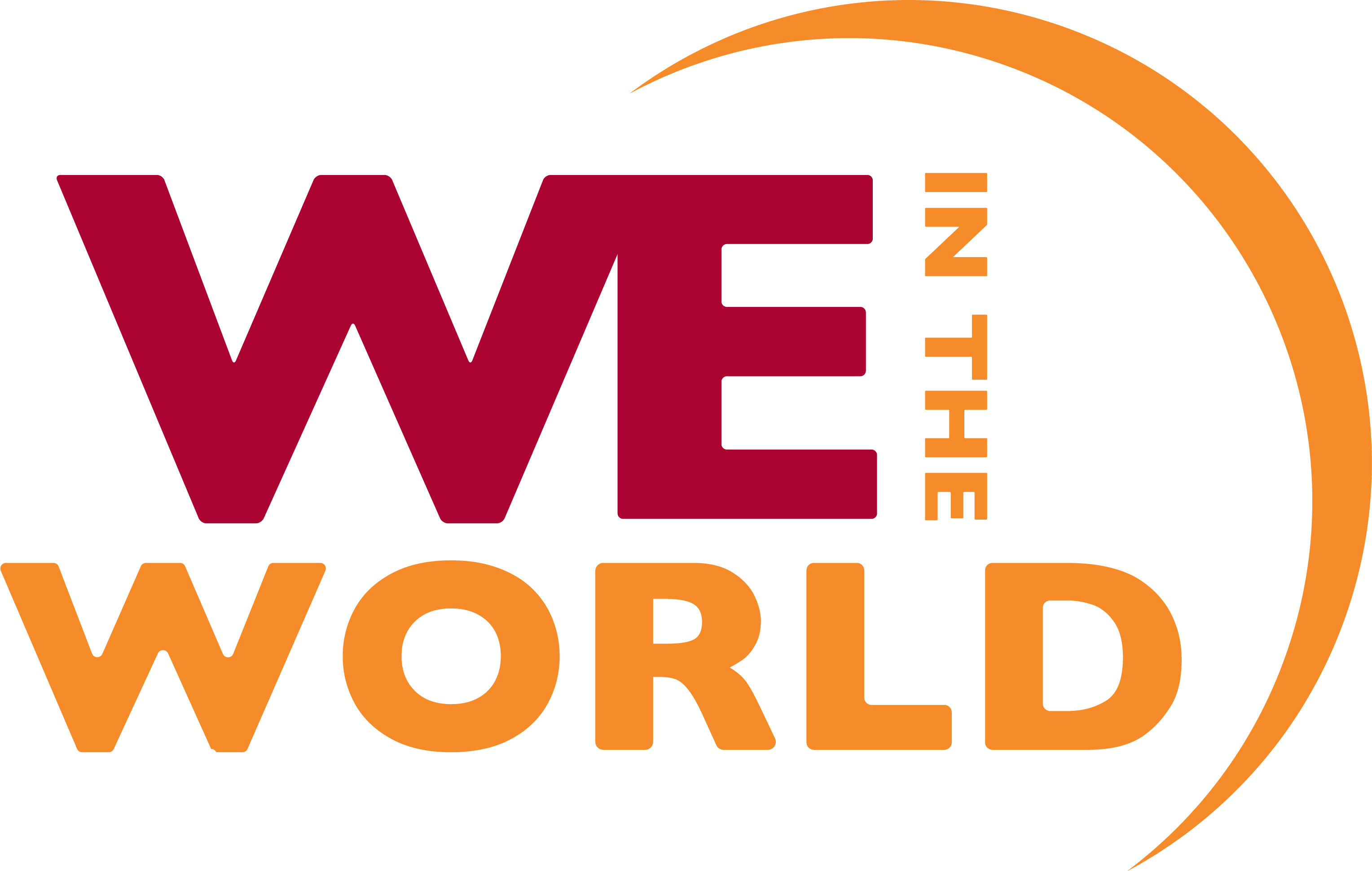 WE in the World logo